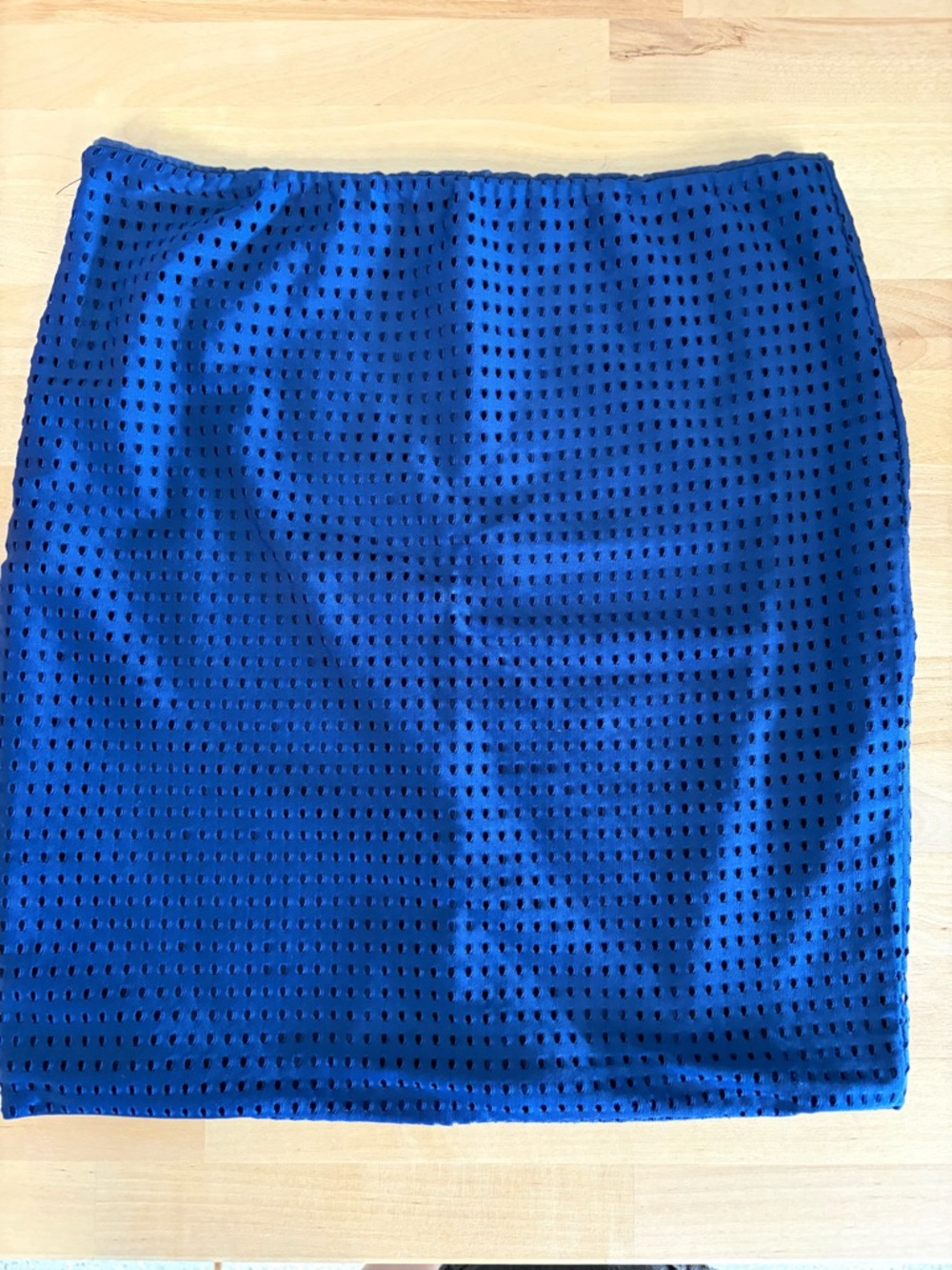 Acacia swimwear Paia mesh skirt size M royal blue great condition